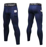 Mallas de compresión para hombre, medias deportivas secas y frescas para correr, pantalones de ciclismo con parte inferior de capa Base para entrenamiento, entrenamiento atlético, gimnasio - details 15