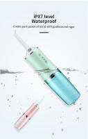 Irrigador Oral USB Recargable Jet De Agua Dental 310ML Tanque De Agua IPX7 Impermeable Limpieza De Dientes Viajera Portátil Para Adultos - details 38
