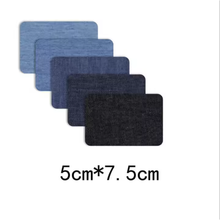 Parches De Tela Para Ropa Con Adhesivo Para Reparación De Rodillas Y Codos Adecuados Para Jeans Y Ropa De Jeans Tamaños Variados - 1