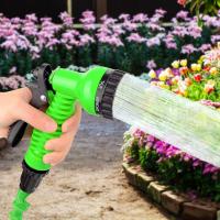 Manguera jardín extensible 7.5 mts, 15 mts y 30mts - Pistola multifunción para riego o limpieza - details 1