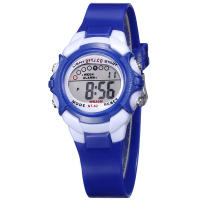 Reloj Digital Para Niños Resistente Al Agua Con Correa De Silicona Deportiva Pantalla LED De 7 Colores Regalo Para Estudiantes Para Niñas Y Niños Entre 3 Y 10 Años - details 9