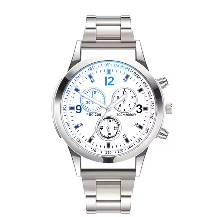 Reloj de Pulsera de Cuarzo Moda Maple Inoxidable Reloj de Cronógrafo de Lujo Casual Negocios - 1