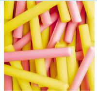 VIDAL Garrotazos de colores CAJA 150U APROX 825G Alargadas nubes con una especial cobertura crujiente sabor chocolate. Sin gluten SABOR VIDAL GARANTIZADO - details 1