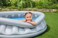 LILI HOME Piscina Autoportante Ø457 x 84 cm Y más medidas para elegir. es la opción perfecta para refrescarte y relajarte en los días calurosos, con el beneficio adicional de una depuradora integrada para mantener el agua limpia y cristalina. - details 6
