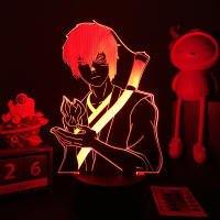 Lámpara LED 3D Anime Avatar La Última Airebender Figura De Noche Aang Zuko Iroh Toph Beifong Suki Decoración Para Habitación De Niños - details 1