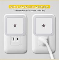 Lámpara Nocturna Mini Con Sensor De Luz Para Niños Y Adultos Para Dormitorio Y Sala De Estar 110-240V Enchufe EU US UK Incluye Batería Luz LED Controlada Por Movimiento - details 6