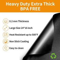 Aluminio Grills Resistente Al Calor Matriz Para Horno De Gas 24x16 Pulgadas Grande Y Duradera Fundas Para El Fondo Del Horno - details 3