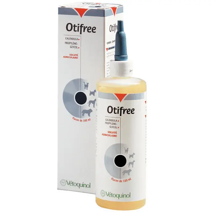VETOQUINOL-Otifree 160 ml Solucion Limpiadora Para Oido Externo - 1