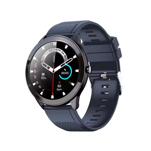 SMARTWATCH LEOTEC 1,28- MULTISPORT WAVE AZUL PANTALLA REDONDA - 1