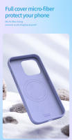 VOKAMO Funda de Silicona Líquida Anillo Magnético Compatible con MagSafe para iPhone 15, iPhone 15 Plus, iPhone 15 Pro, iPhone 15 Pro Max de Alta Calidad y Tacto Suave - Varios Colores - details 9