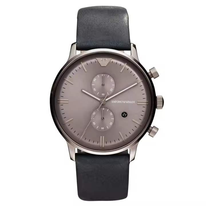 Reloj Armani Hombre AR0388 (43mm) Cuero Acero Inoxidable - 1
