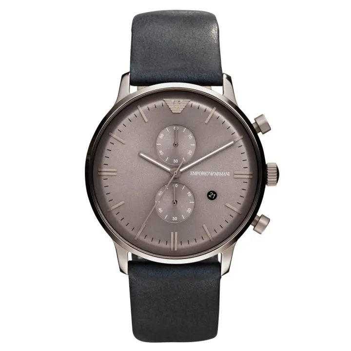Reloj Armani Hombre AR0388 (43mm) Cuero Acero Inoxidable - 1