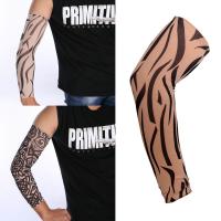 1PC Protección UV Para Brazos Flor Arm Tattoo Sin Costuras Mangas De Protección Solar Para Hombres Y Mujeres Mangas Térmicas Para Exterior - details 4