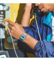 Reloj digital unisex Casio A168WER-2A 7 años batería cronómetro Luz - details 2