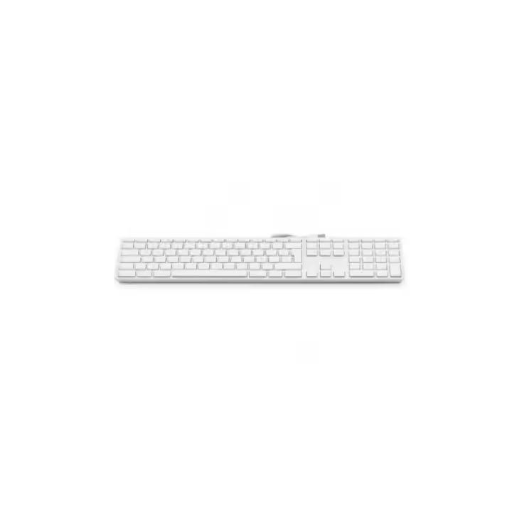 Teclado USB Teclado USB con cable de 110 teclas con 2x USB y cubierta superior de aluminio - Alemán - 1