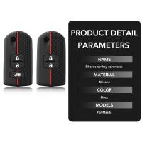 Funda De Llave De Silicona Para Mazda Demio 2 3 5 6 M3 M5 M6 CX-5 CX7 CX9 RX8 MX5 MPV Protector De Caja De Llave Sin Llave - details 0