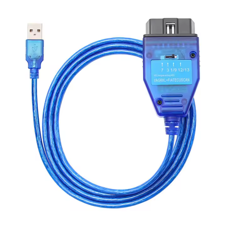 Cable de Diagnóstico para Coche VAG KKL 409.1 OBD2 Fiat Ecu SCAN FT232RL - 1
