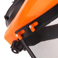 Casco De Seguridad Para Jardín Con Máscara Protectora De Red Completa Para Trimmer De Grama Protección Forestal Y Madera - details 9