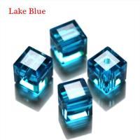 100PCS Cuentas De Cristal Transparentes De 4mm Para Fabricación De Joyería DIY Cuentas Espaciadoras Forma Cubo - details 5