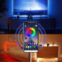 Tiras LED RGB Con Control Remoto Y Aplicación APP Para Decoración De Habitaciones Y TV Modo 5050 No Impermeable SMD Epistar - details 4