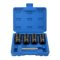 Kit De Extracción De Tornillos 5Pcs Con Destornilladores 1/2'' Para Tornillos Fuera De Forma Y Dañados Herramienta De Quitar Tornillos Arrugados Y Rustificados - details 0