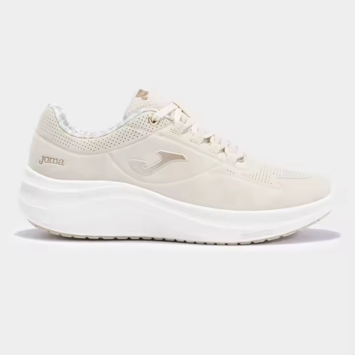 JOMA ZAPATILLAS RUNNING N-400 LADY COLOR BEIGE CON DORADO - 1