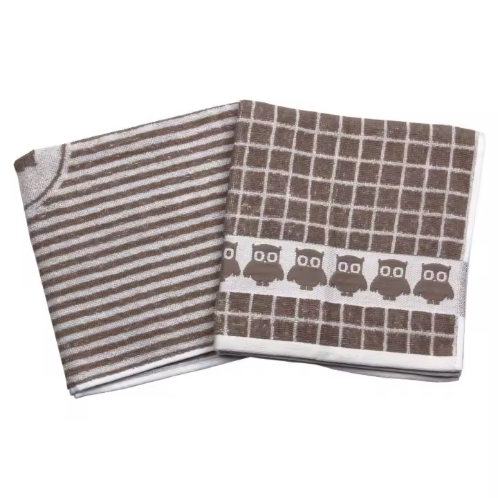Cofan | Pack de 2 paños de cocina | Medidas: 50 x 50 cm | Color Beige - 1