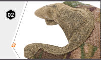 Guantes Tácticos De Camuflaje Para Hombres Con Dedos Completos Toque De Pantalla Adecuados Para Airsoft Ciclismo Paintball Pesca Y Caza - details 9
