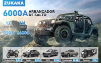 ZUKAKA 6000A Arrancador de Coches, 26800mAh Arrancador de Baterias 12V(Todos Gas&12L Diesel), Jump Starter Portátil con 65W Carga Rápida, IP 65, Cable Inteligente Mejorado, Pantalla Extragrande - details 0