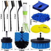 Set De Cepillos Para Detalle De Coche Con Scraper De Potencia Para Limpieza De Rines De Neumáticos Y Eliminación De Polvo Y Suciedad En Ventanas Del Coche - details 7