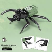 Juguetes De Bloques De Construcción Para Niños Set De Insectos Locustos Coleccionables Duraderos Modelo De Carabida Y Otras Blattodea - details 5