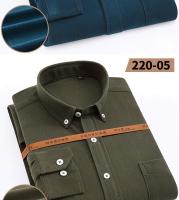 Camisa Larga Para Hombre Córdón Casual Otoño Invierno Color Sólido Cómodo Suave Moda Simplicidad Algodón Estilo Casual Cuello Cuadrado Botones Sencillos - details 9