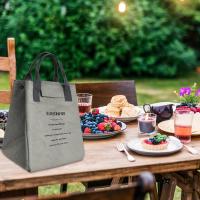 Bolsa Del Almuerzo,20x17.5x23.5cm, Bolsa de Nevera, Bolsa De Aislamiento Impermeable, Reutilizable Bolsa Porta Alimentos con Papel de aluminio, Bolsa de Almuerzo ,Bolsa De Almuerzo Isotérmica Portátil Multifuncional Adecuado Para Acampar, Trabajar, Viajar - details 0