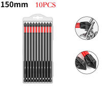 Juego De 10 Piezas De Bitas De Destornillador De Impacto Magnético PH2 Antideslizantes Largas Para Perforación Y Herramientas Eléctricas Acero De Carbono Multifuncional - details 12