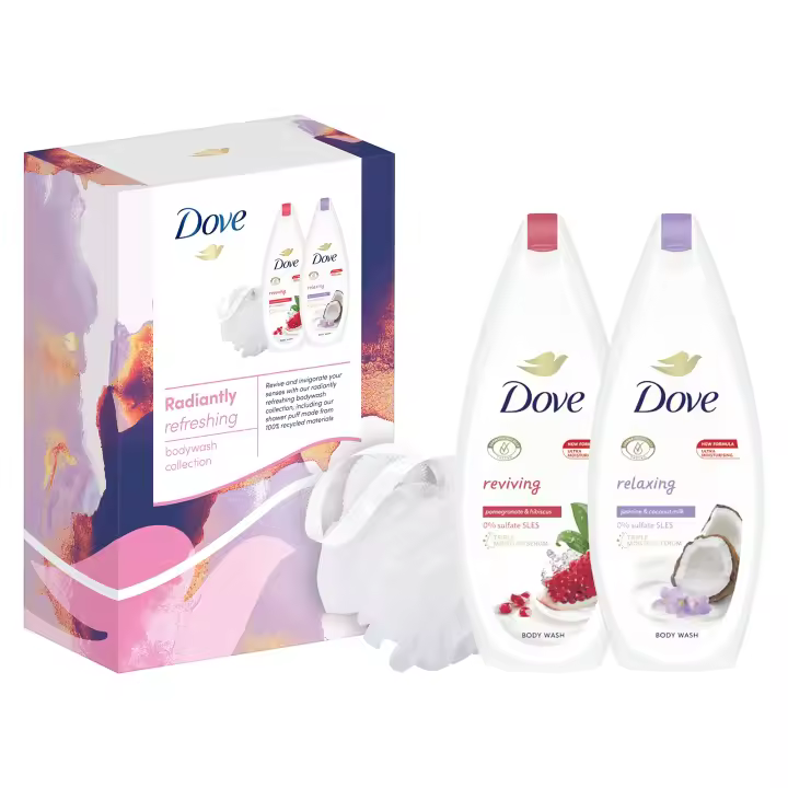 Geschenk Dove – Radiantly Refreshing 2x Douchegel 225 ml & P - 1