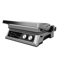 Parrilla Eléctrica Rockn'Grill Bistro 2400W - Sin Humo - Ajuste de Tiempo y Temperatura - Placas Extraíbles de RockStone - Apertura 180º Cecotec - details 1