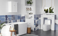 Armario para Baño de Pared Mueble de Baño Colgar con Estantes Ajustables y Puertas con Cierre Magnético Armario de Pared para Cocina Comedor 58x24x60 cm Blanco - details 0