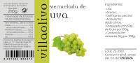 Villaolivo - Pack 3 unidades Mermelada de Uva 210g  Mermelada Gourmet  100% Natural - details 2