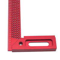 Regla De Ángulo Recto De Aluminio Para Carpintería Scribe L-Type Con Agujero Y Marcado Herramienta De Carpintería Para Trabajos De Madera - details 9