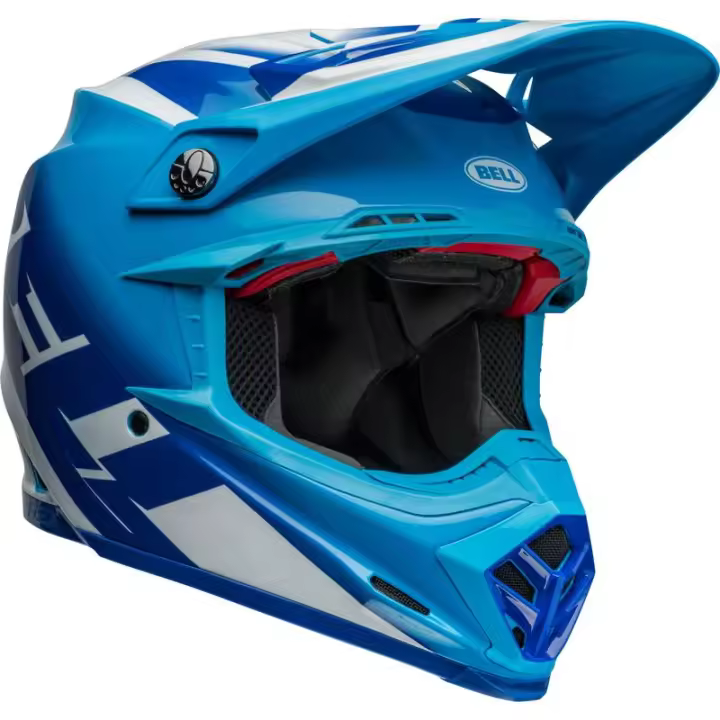 Casco BELL Moto-9S Flex - Rail Gloss Blue/White TALLA L - 1