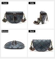 Bolso De Hombro Mini Para Mujer De Cuero Genuino WESTAL Bolsos Mensajeros Pequeños Estilo Vintage Con Cierre De Cremallera - details 11