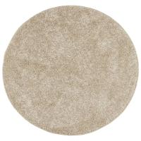 vidaXL Alfombra pelo largo aspecto brillante ISTAN Ø 120 cm Color Antracita,  Beige,  Crema y mas Alfombras de área  Alfombra de Piso para Sala de Estar Dormitorio Habitación Salón - details 0