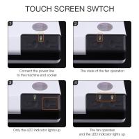 Máquina Coleccionadora De Polvo De Uñas 60W Aspiradora Potente Para Manicura Y Pedicura En Salón De Belleza Material Plástico Tamaño Adequado - details 5