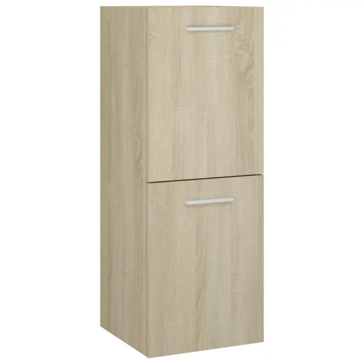 ¿Armarario de BA? O Madera Contrachapada Roble Sonoma 30x30x80 cm - 1
