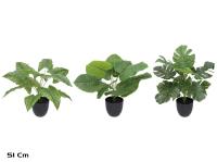 Gerimport Maceta planta artificial 51 cm 3 modelos - details 1