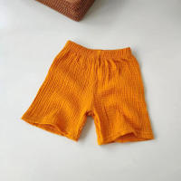 Shorts De Algodón Para Niños Y Niñas Pantalones Cortos Transpirables Y Suaves Para Verano Ropa De Bebé Estilo Casual Cierre Elástico Talla True Fit - details 9