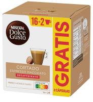 Nescafe dolce gusto  Cortado Descafeinado - 3 x 16 cápsulas de café ESTUCHE DOLCE GUSTO CORTADO 18X3 54C TRIPACK - details 1
