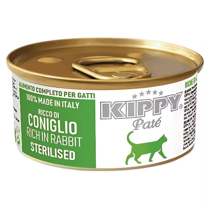 Lata Kippy Cat Paté de Conejo para Gatos – 85 gr - 1