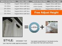 Nuevas Cortinas De Voile Beige De Lino De Calidad Coreanas Estilo Japonés Para Sala De Estar Y Dormitorio Translúcidas De Seda Suave - details 2