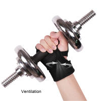 Guantes De Levantamiento De Pesas SKDK Con Apoyo De Tornillo Protección De Palma Completa Para Gimnasio Y Ejercicios De Potencia Equipamiento De Fitness Negro - details 7